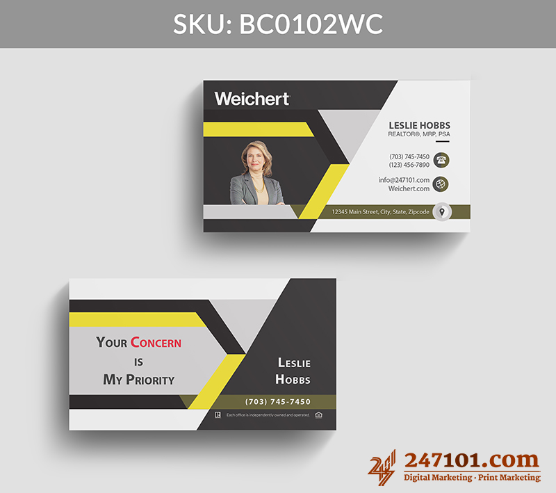 Real Estate Business Cards - BC0102 - Image 4