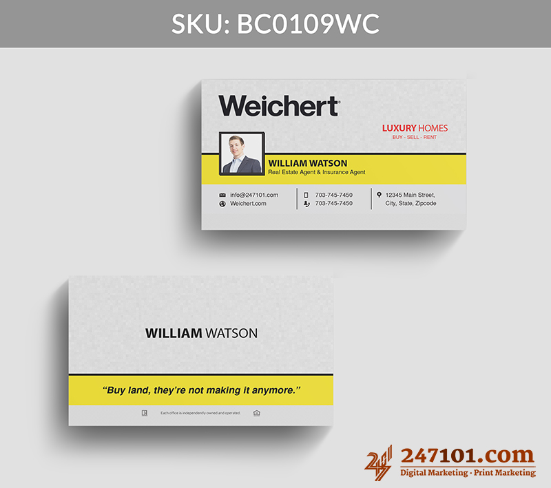 Real Estate Business Cards - BC0109 - Image 6