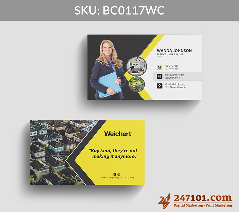 Real Estate Business Cards - BC0117 - Image 6