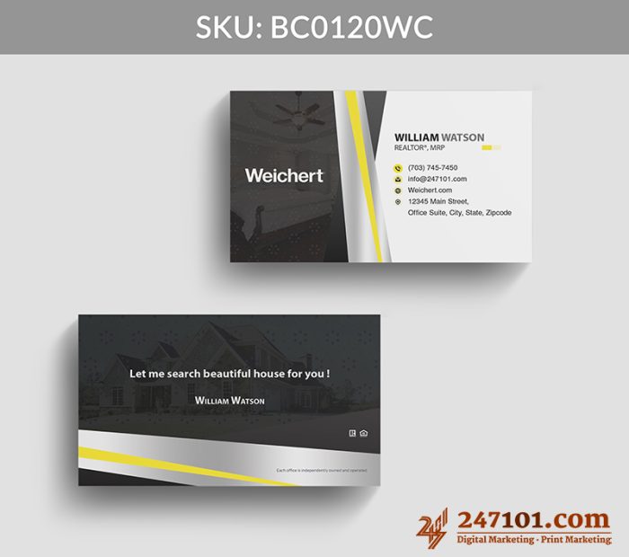 Real Estate Business Cards - BC0120 - Image 6