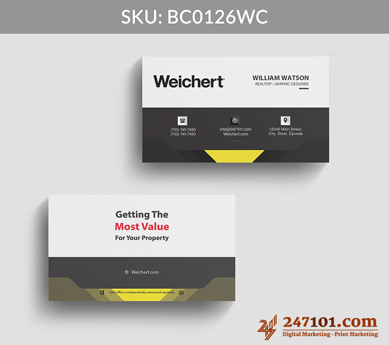 Real Estate Business Cards - BC0126 - Image 6