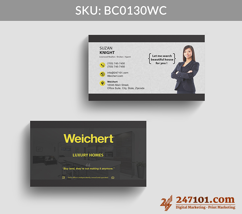Real Estate Business Cards - BC0130 - Image 6