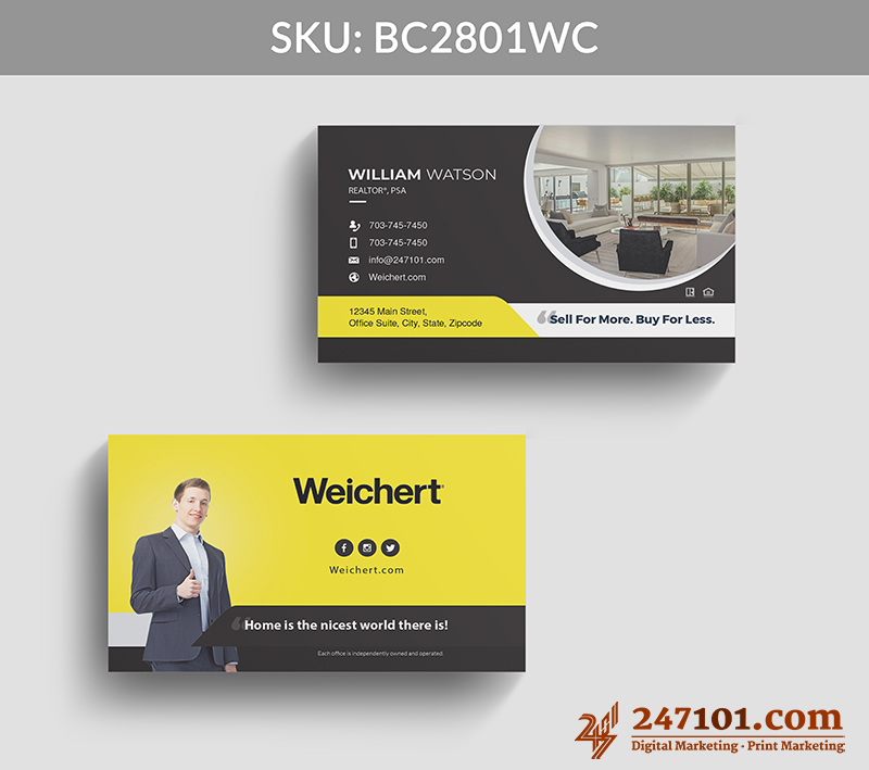 Real Estate Business Cards - BC2801 - Image 6