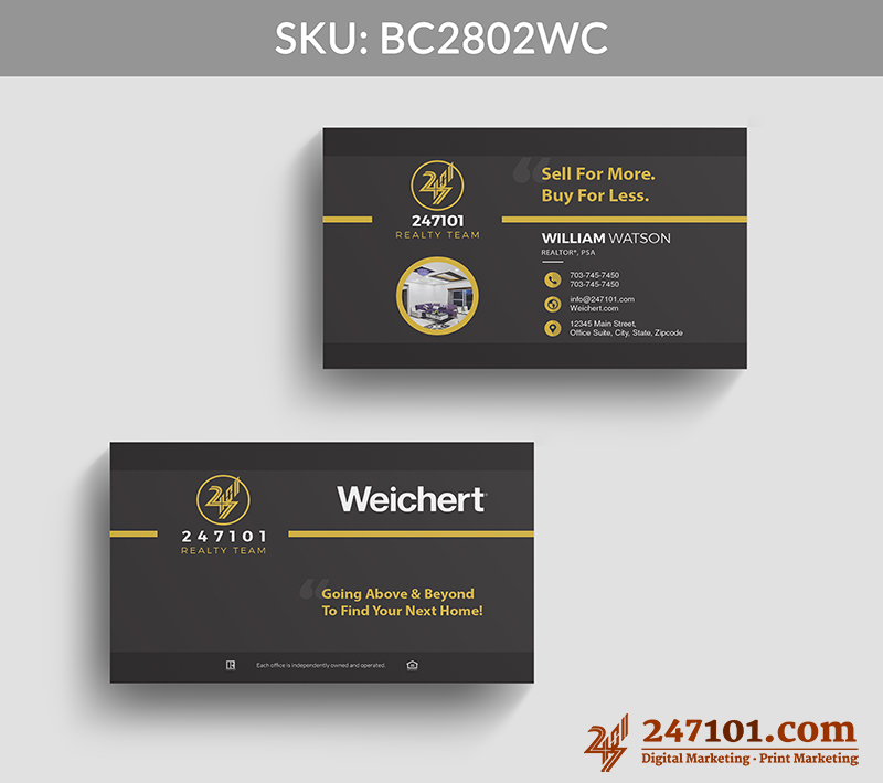 Real Estate Business Cards - BC2802 - Image 6