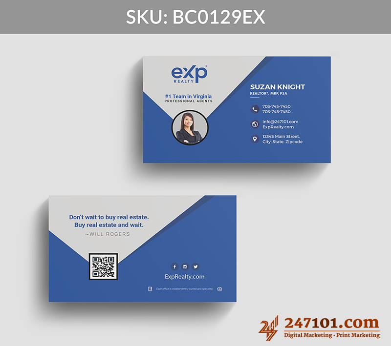 Real Estate Business Cards - BC0129 - Image 4
