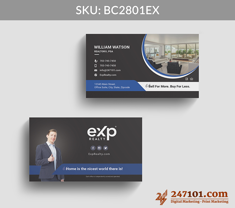 Real Estate Business Cards - BC2801 - Image 4