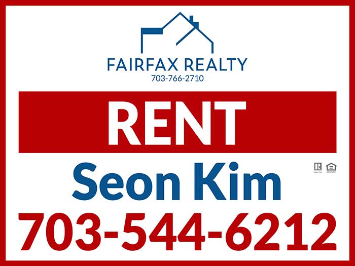 Fairfax Realty Select Yard Sign Seon Kim